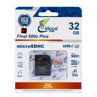 رم میکرو 32گیگ ویکومن Vicco Man Extra 533X U1 C10 80MB/s+خشاب