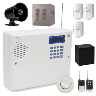 پکیج دزدگیر اماکن سیمکارتی سایلکس مدل SG8-LITE همراه با سه چشمی